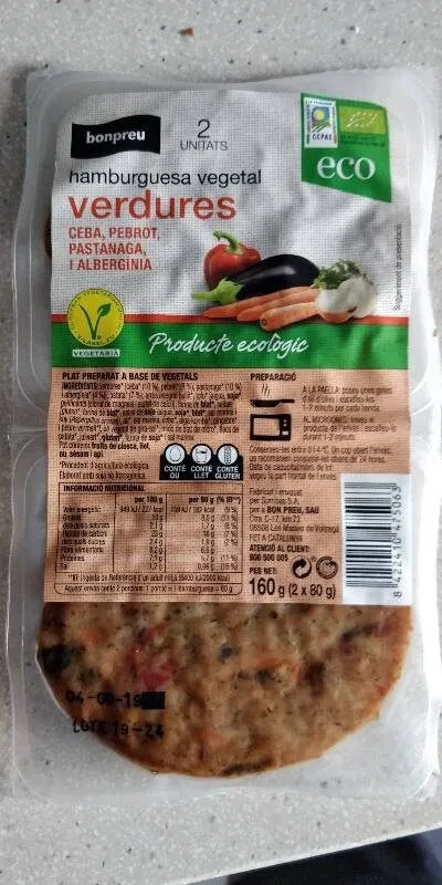 Hamburguesas vegetales