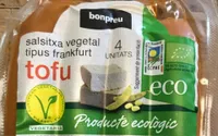 Salsicha vegetal tipo frankfurt