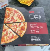 Pizza pernil i formatge