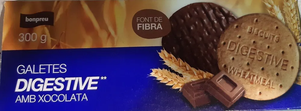 Galletas digestive con chocolate