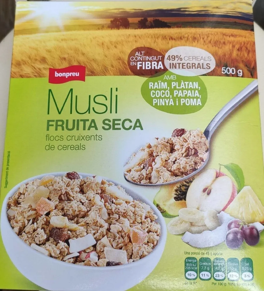 Musli fruita seca
