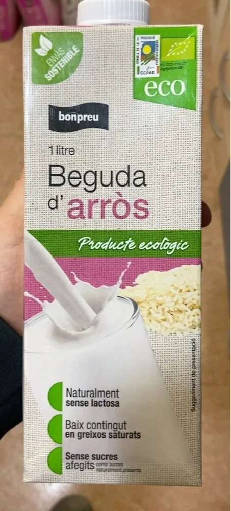 Beguda d’arròs eco
