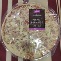 Pizza pernil i formatge