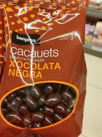 CACAUETS BANYATS AMB XOCOLQTA NEGRA