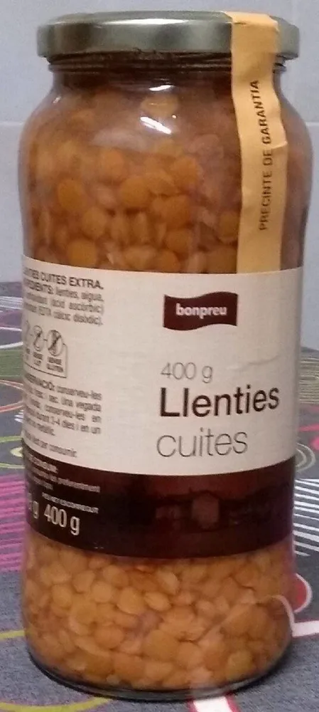 Llenties cuites