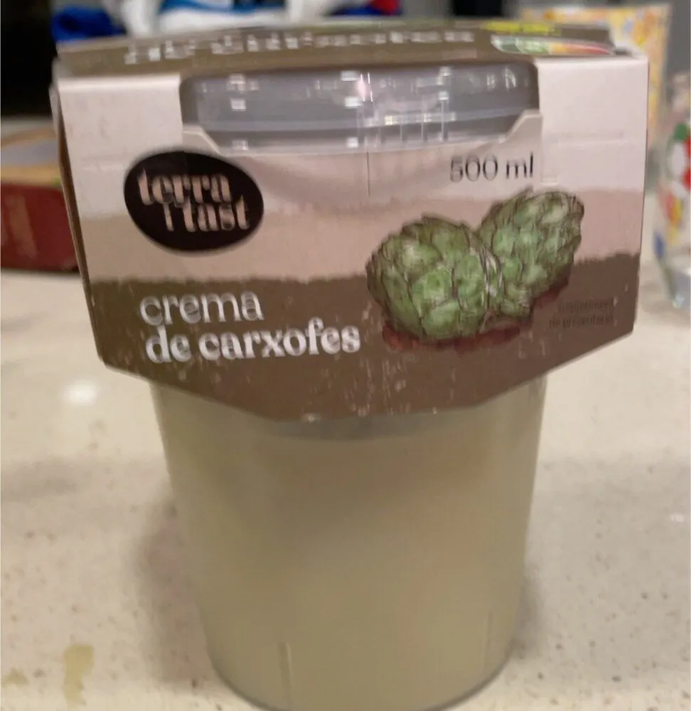 Crema de carxofes