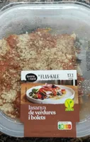 Lasanya de verdures i bolets