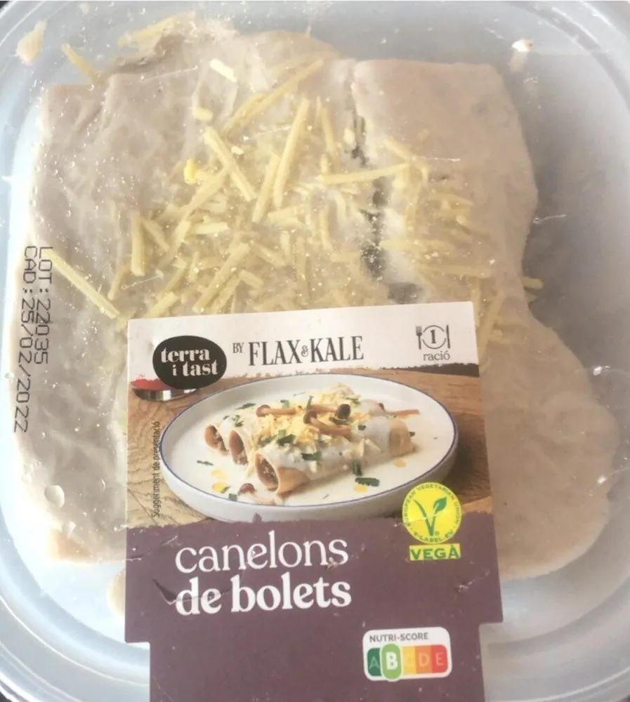Canelones de setas