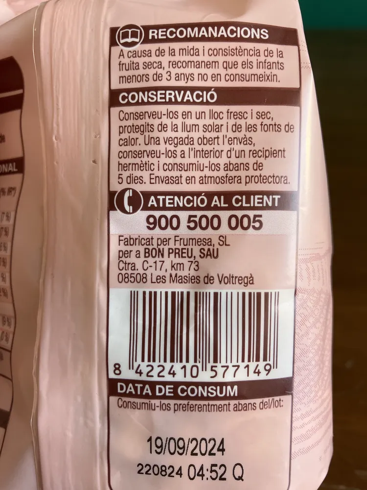 anacardos crudos