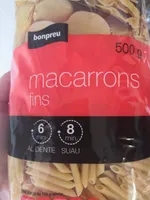 Macarrones finos