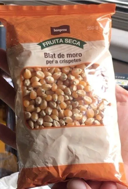Blat de moro per a crispetes