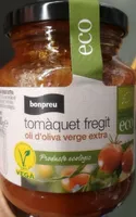 Tomàquet fregit amb oli d'oliva verge extra ecològic