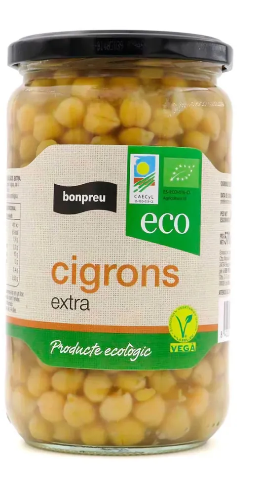 Garbanzos, en Conserva