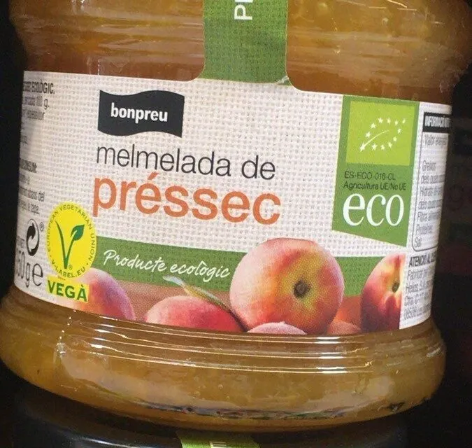 Mermelada de melocotón eco