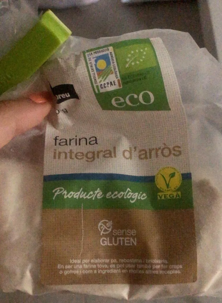 Harina integral de arroz