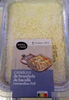 Canelons de brandada de bacallà
