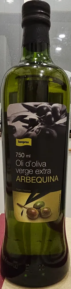Oli d'oliva arbequina
