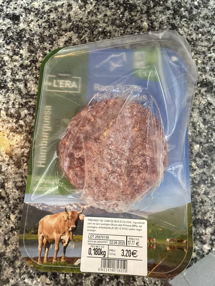 Hamburguesa Raza bruna Pirineo