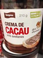 Crema de cacau amb avellanas