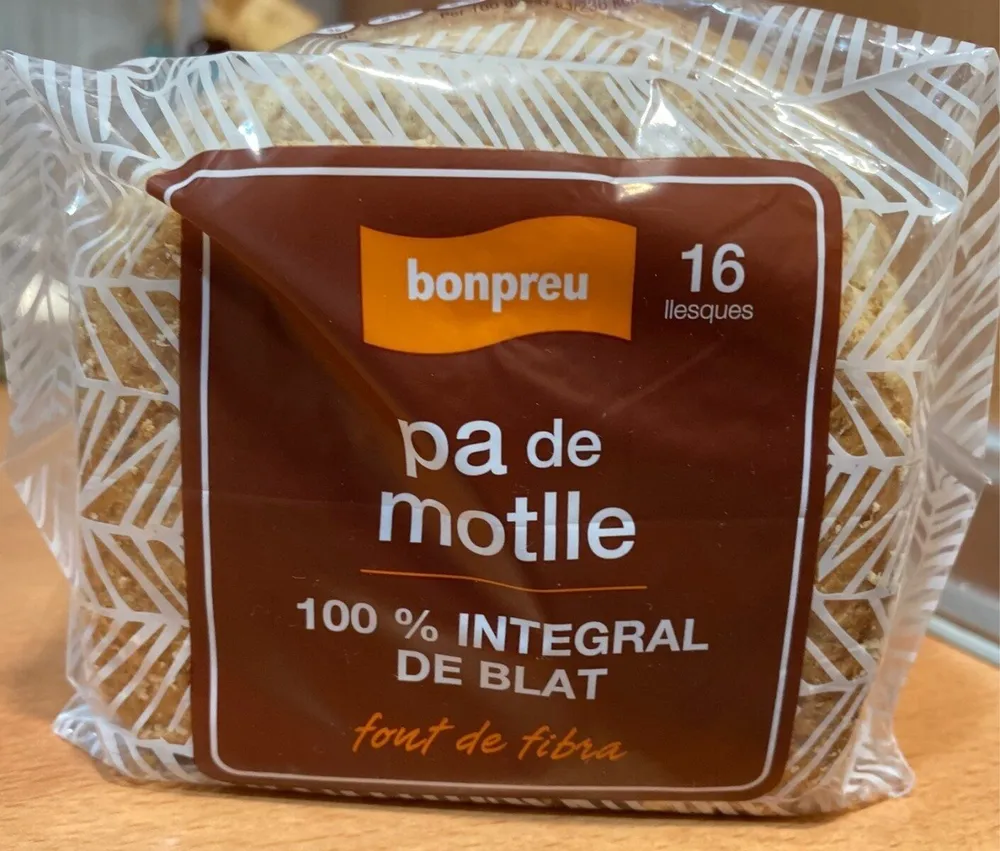 Pa de motlle 100 % integral