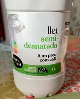 Llet semidesnatada