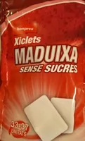 Xiclets Maduixa sense sucres