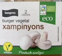 Burger vegetal de champiñones