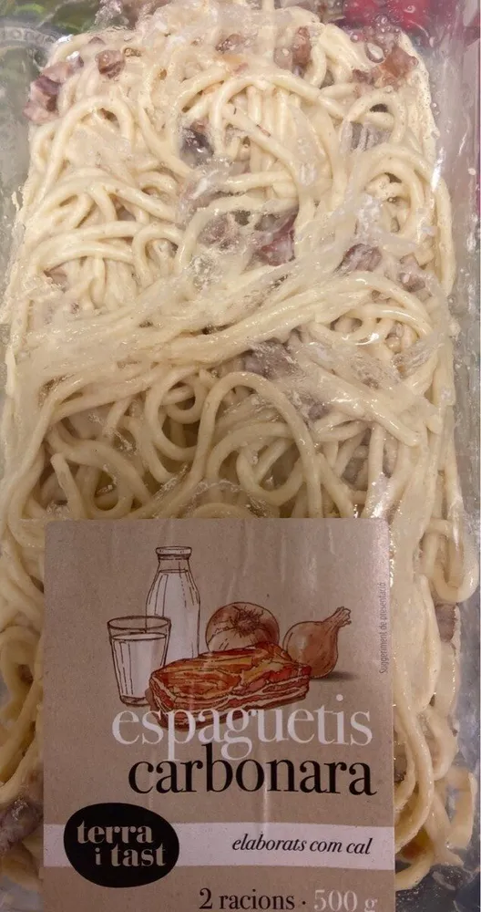 Espaguetis carbonara