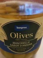 Olives manzanilla sabor d'anxova