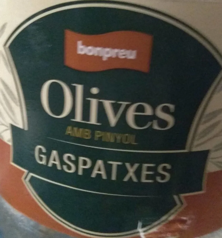 Olives amb pinyol Gaspatxes