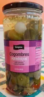 Pepinillos agridulces con cebollitas y pimiento rojo