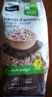 Mezcla de arroces, integral, rojo y salvaje
