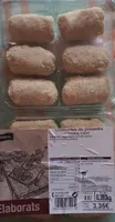Croquetas de pollo, carne de pavo y jamón curado