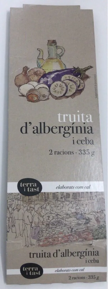 Truita d’albergínia i ceba