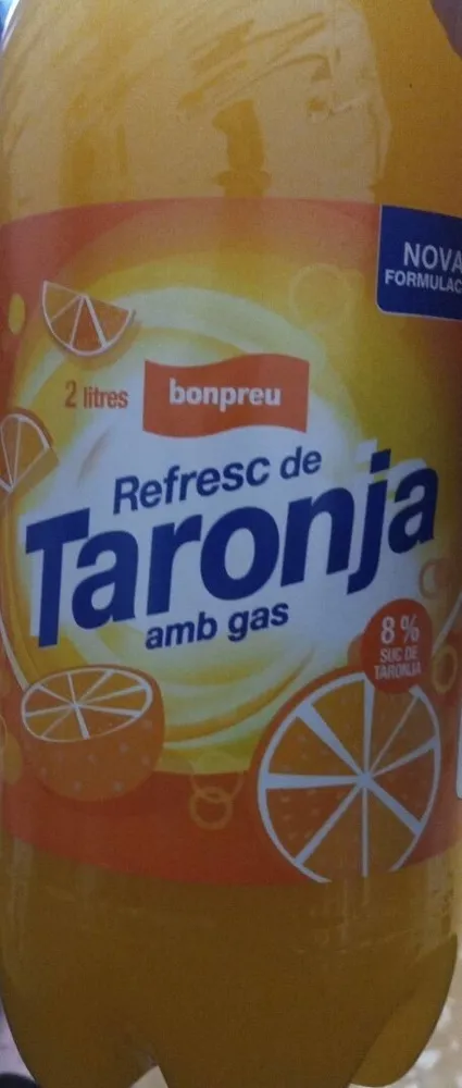 Refresc de taronja amb gas