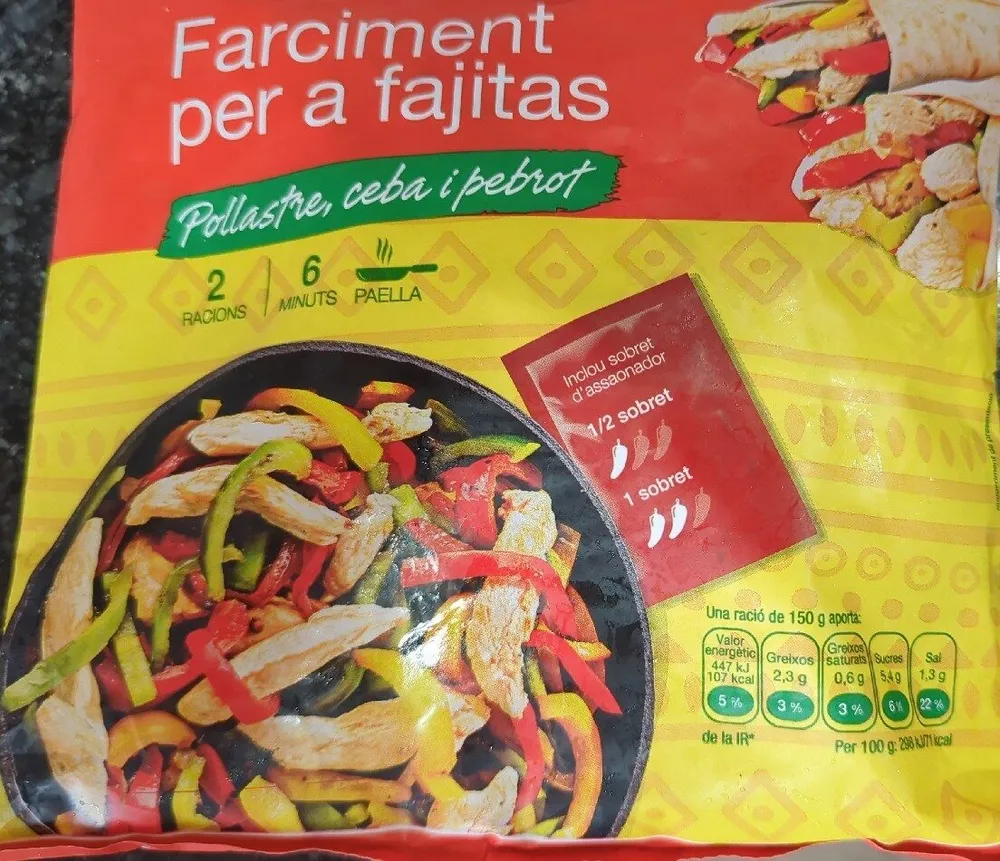 Farciment Per A Fajitas