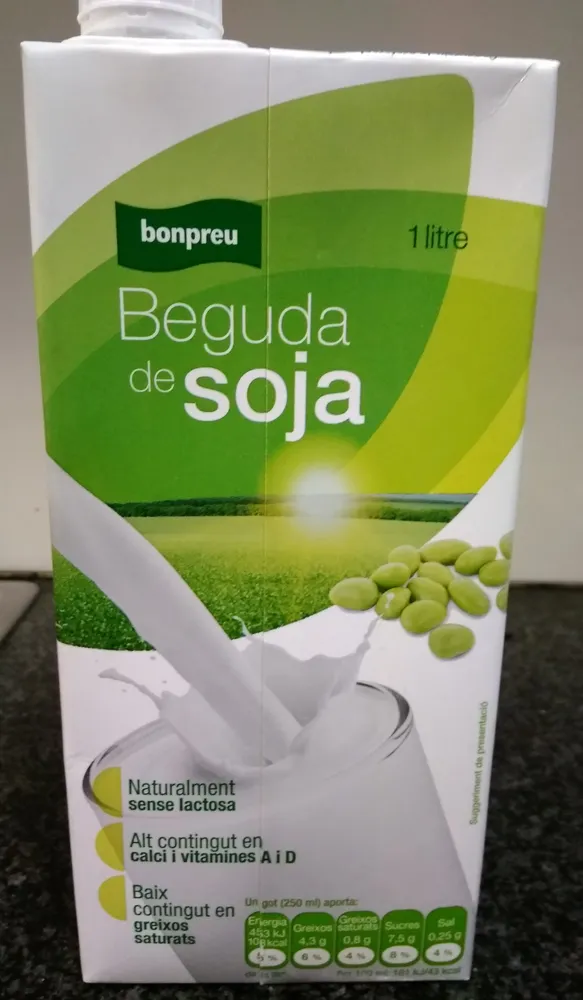 Beguda de soja