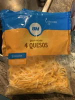 Queso rallado 4 quesos