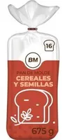 Pan de molde cereales y semillas