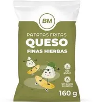 Patatas fritas sabor queso finas hierbas