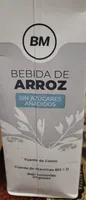 Bebida de arroz sin azúcares añadidos