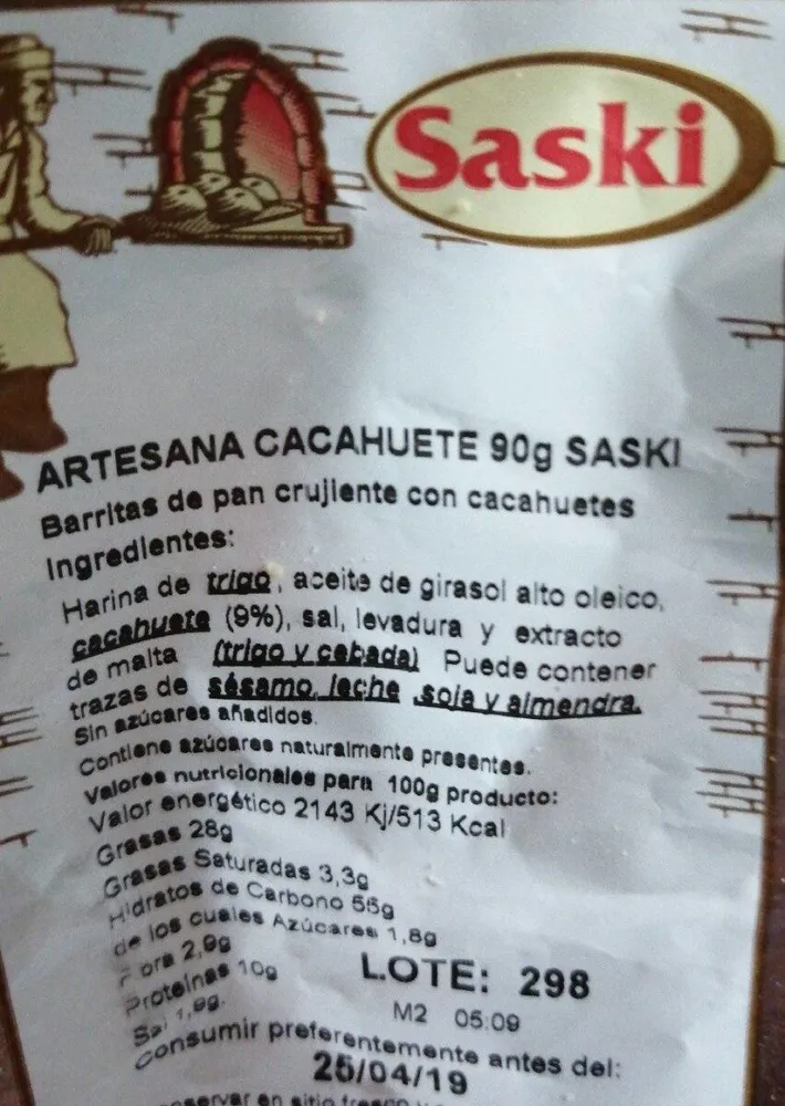 Barritas pan
