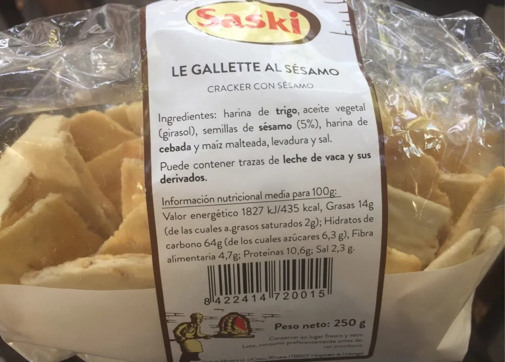 Le gallette al sesamo