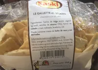 Le gallette al sesamo