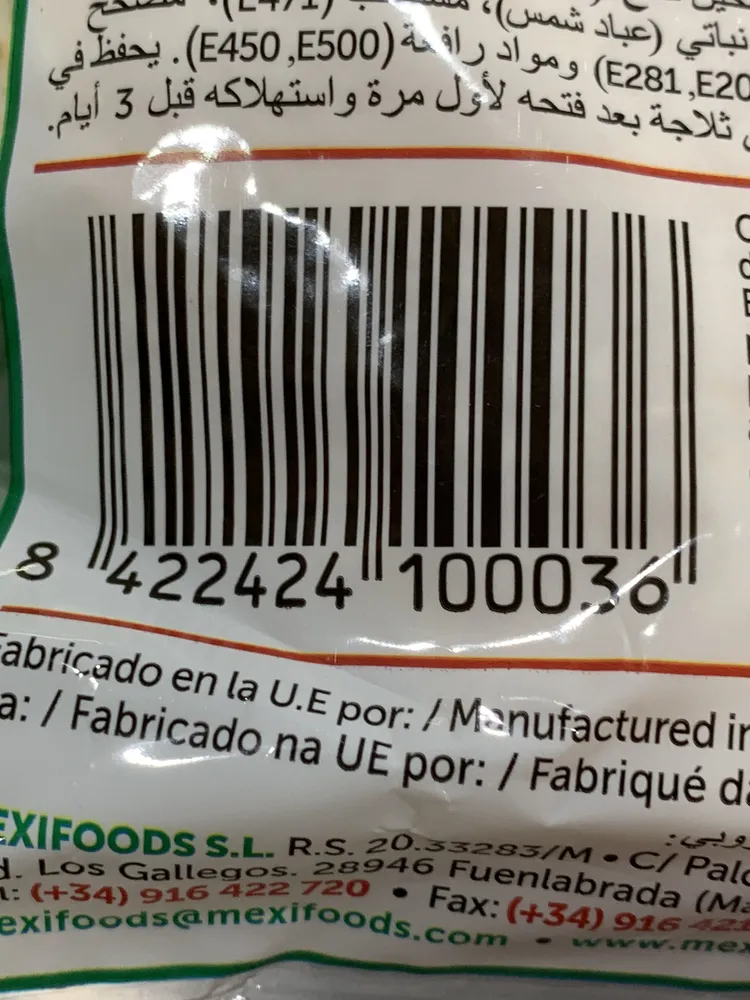 Wraps tortillas de trigo de