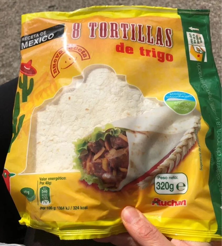 Tortitas De Trigo Auchan 8