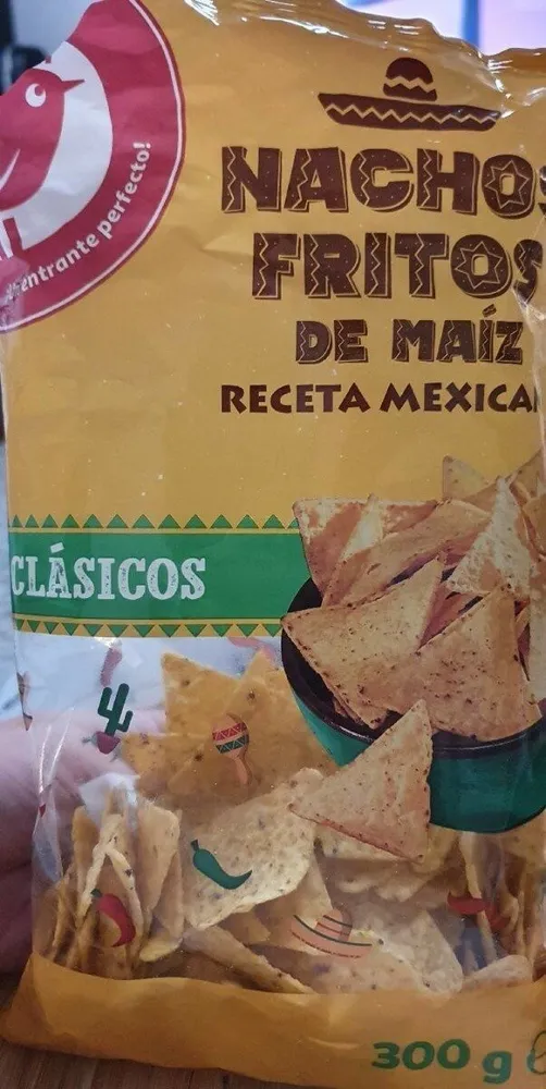 Nacho frito de maíz