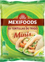 8 Tortillas de trigo minis
