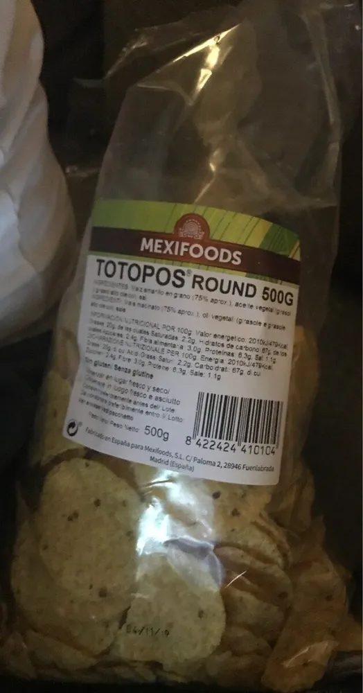 Totopos round