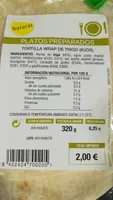 Tortilla wrap de trigo